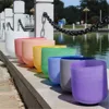 8"-14" Chakra Set Color Quartz Crystal Singing Bowls With Rubber O ring