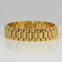 

Missjewelry 18K Gold Stainless Steel Watch Link Bracelet Gold Jewelry Bracelet Men