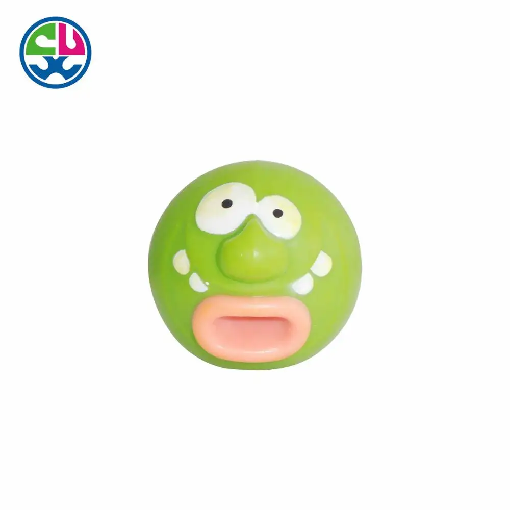 Promotional Oem Wagging Tongue Vinyl Toy Vent Toy For Kids