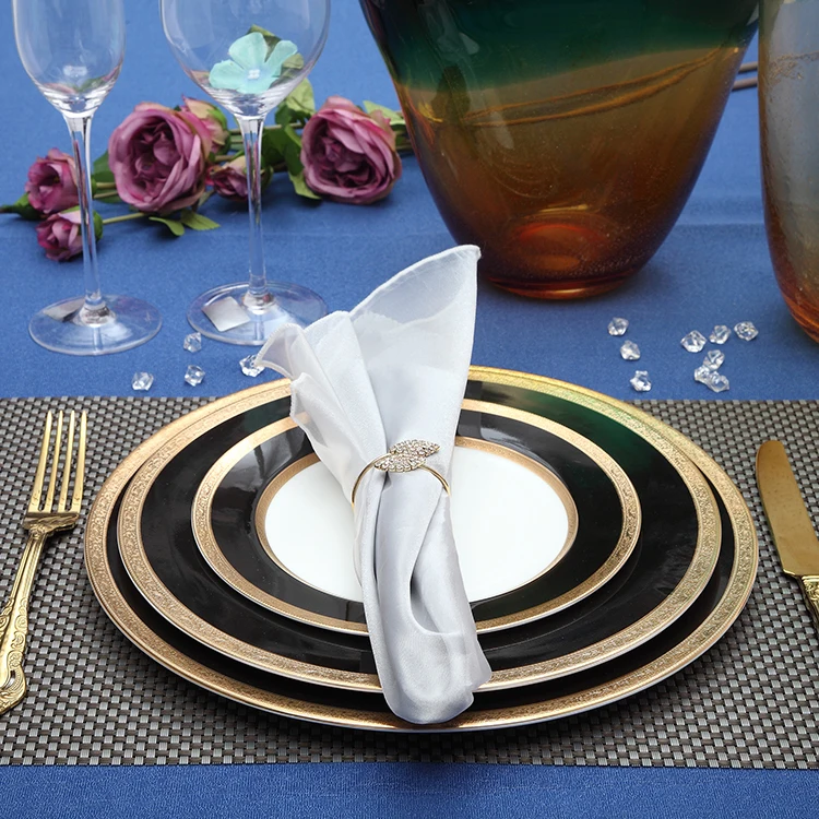 new design beautiful ceramic dinnerware set dish bone china dinner plate oval plate