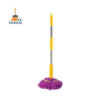 

YAJULAI factory direct supply mop microfiber easy clean Household 100% Microfiber Twist Cleaning Mop 420G for india market