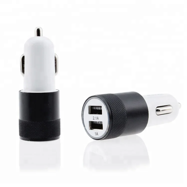 

Usb Car Charger Adapter Dual Car Charger For Mobile Phone, Black;gold;wehite;red;blue
