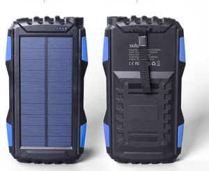 24000mAh Solar Power Bank Dual USB