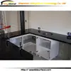 Masterpiece modern office modified solid surface kitchen cabinets and counters