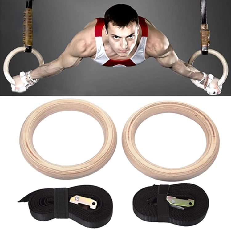 Strength Training Fitness Rings 28mm Wooden Gymnastic Rings Buy