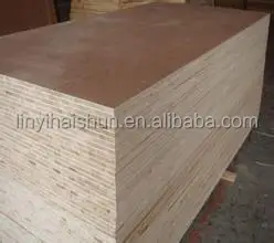 
Good melamine paper laminated veneer wood plywood block board 