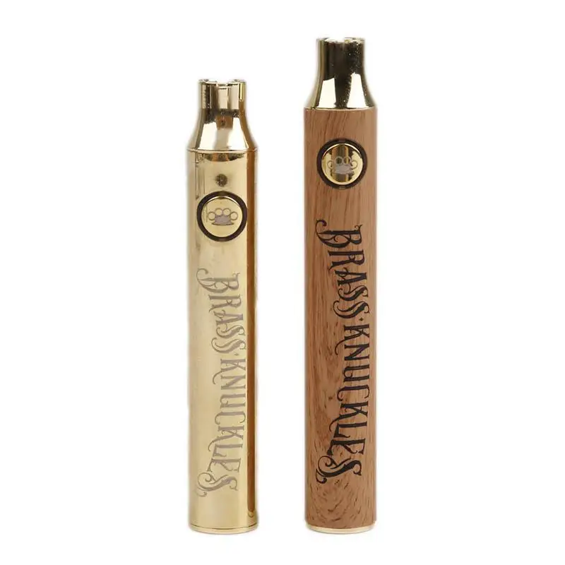 

brass knuckless vape pen rechargeable 900mah vape 510 battery