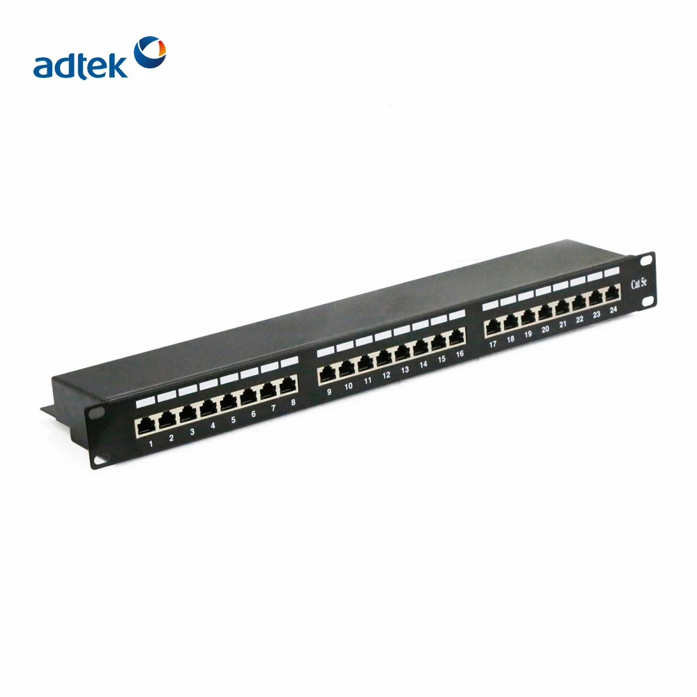 cat5e shielded patch panel