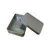 Ready Stocks Small Plain Silver Tin Cans Rectangle for Gift Pack