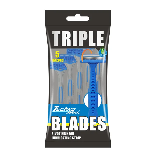 Single Blade Safety Razor With Comb,Plastic Handle And Fixed Head For ...