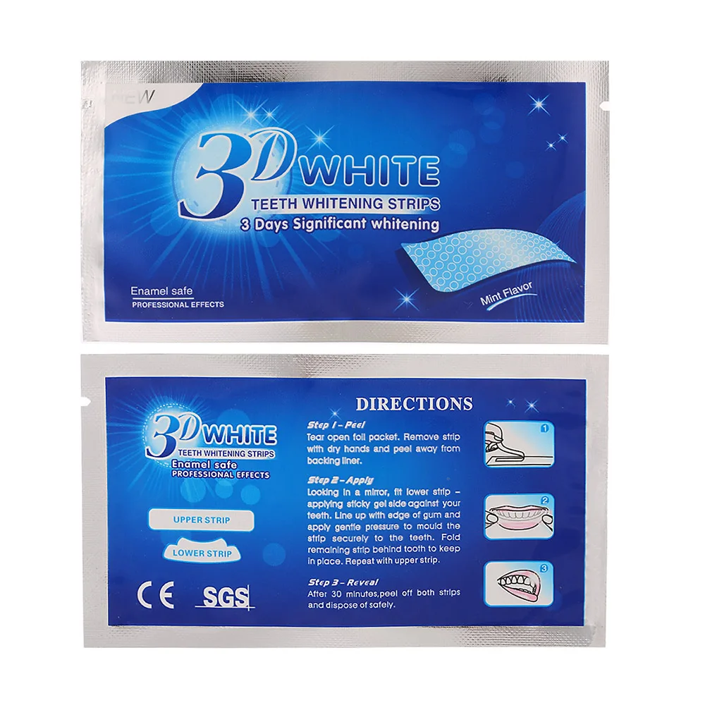 

2018 popular whitening strips, teeth whitening 3D white strips