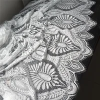 

Best price chantilly 300*150cm french eyelash lace fabric