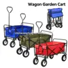 out door folding wagon cart with 4 wheel