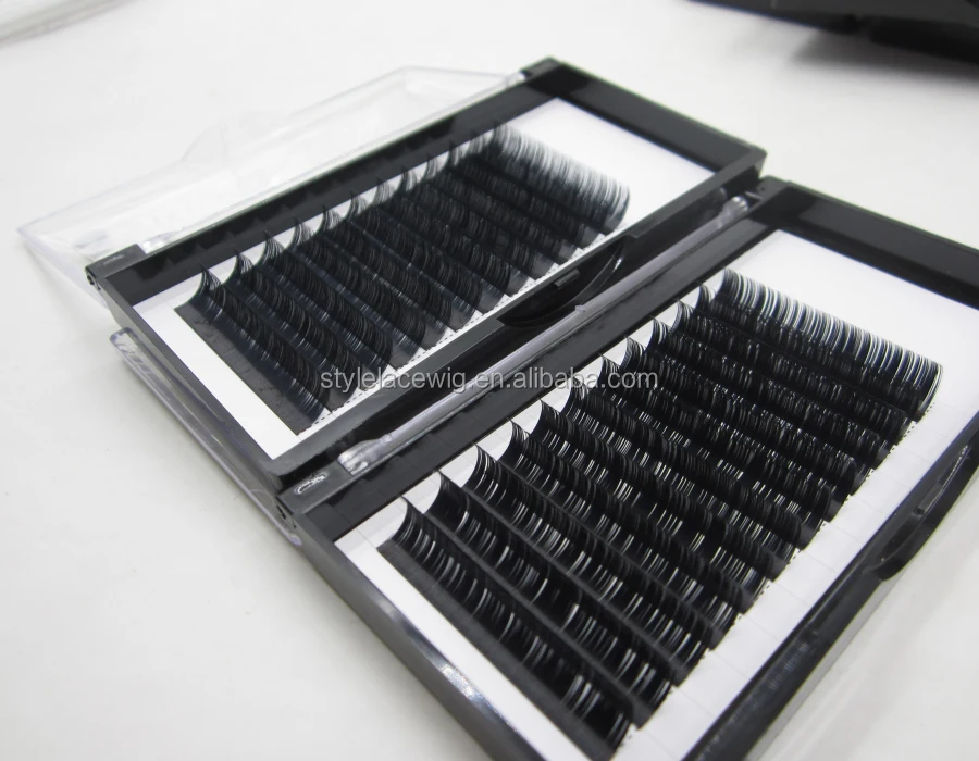 

Silk and mink false eyelash extensions in korea, Natural black