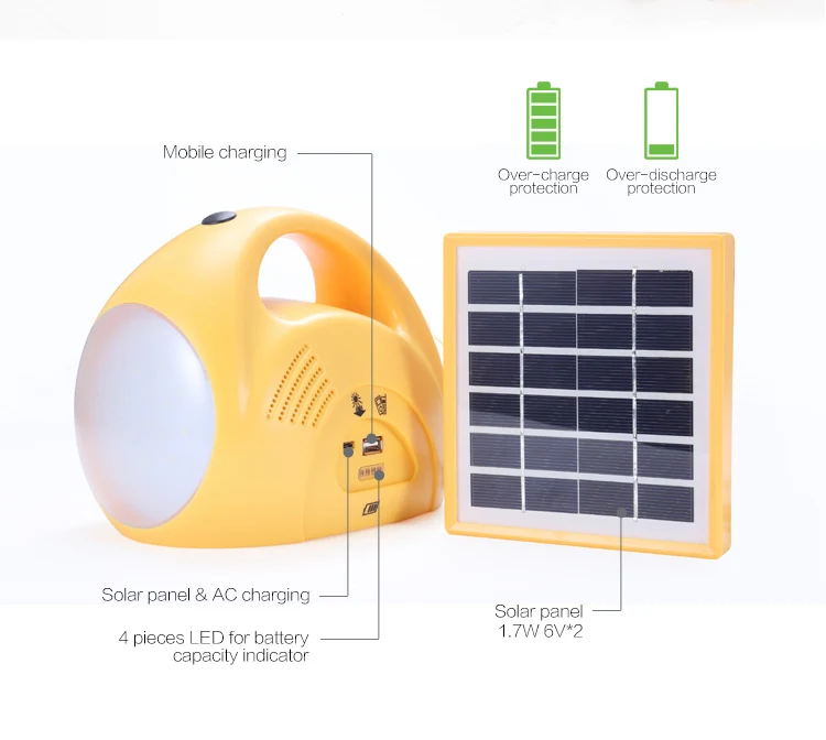 2 solar lantern camp light