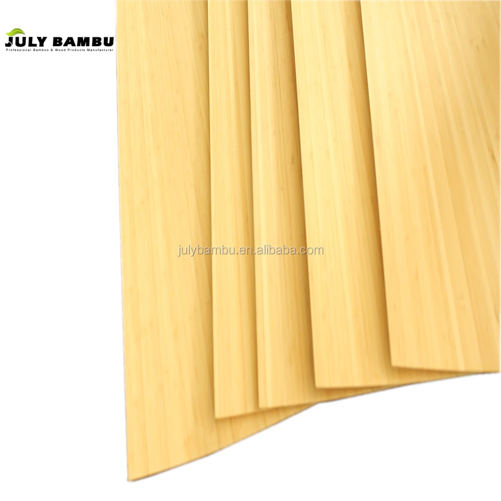 
Customized Size 1mm Bamboo Veneer/Sheet for Skateboard 