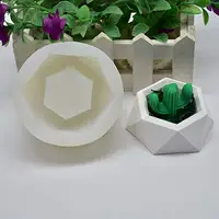 

Factory direct succulent flower pot mold cement planter silicone mold