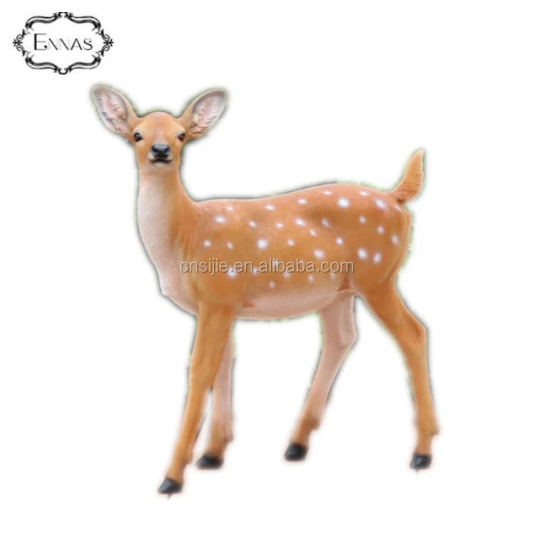 Custom Lovely Deer resin animal sculpture