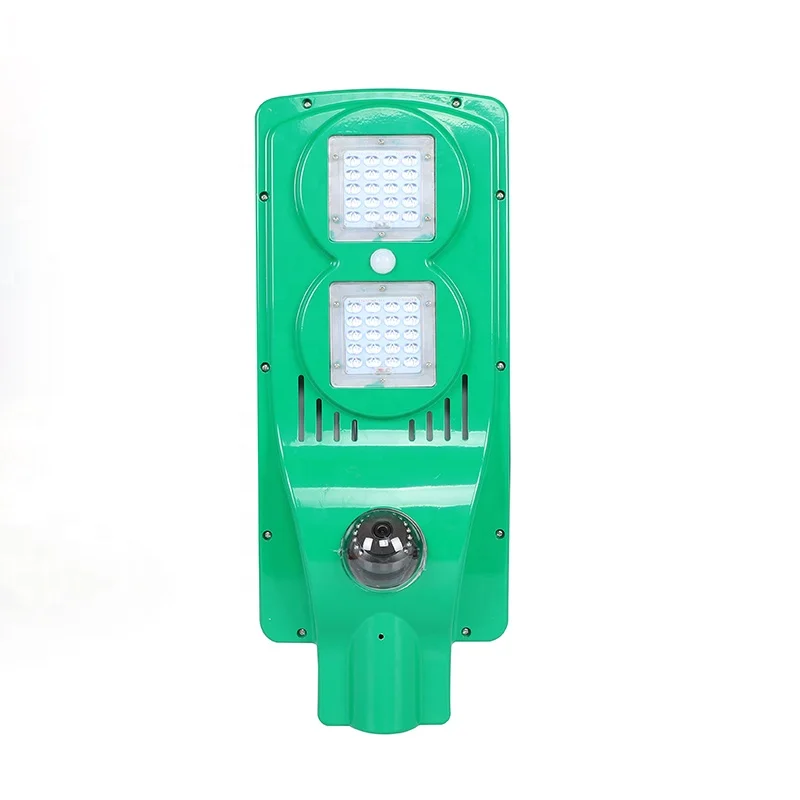 All in one street light solar ip camera with led street light