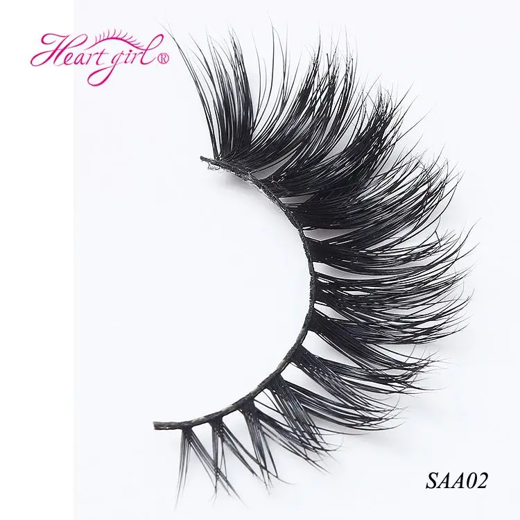 

Wholesale Makeup Natural Style Hand Made 3D Mink Eyelash, Natural black