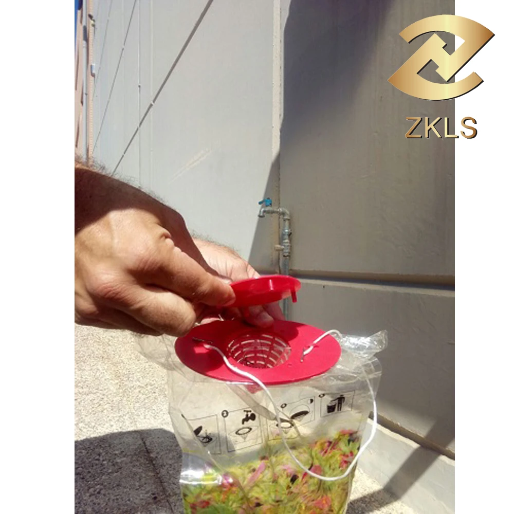 
Disposable fly trap hanging bag poison free effective 