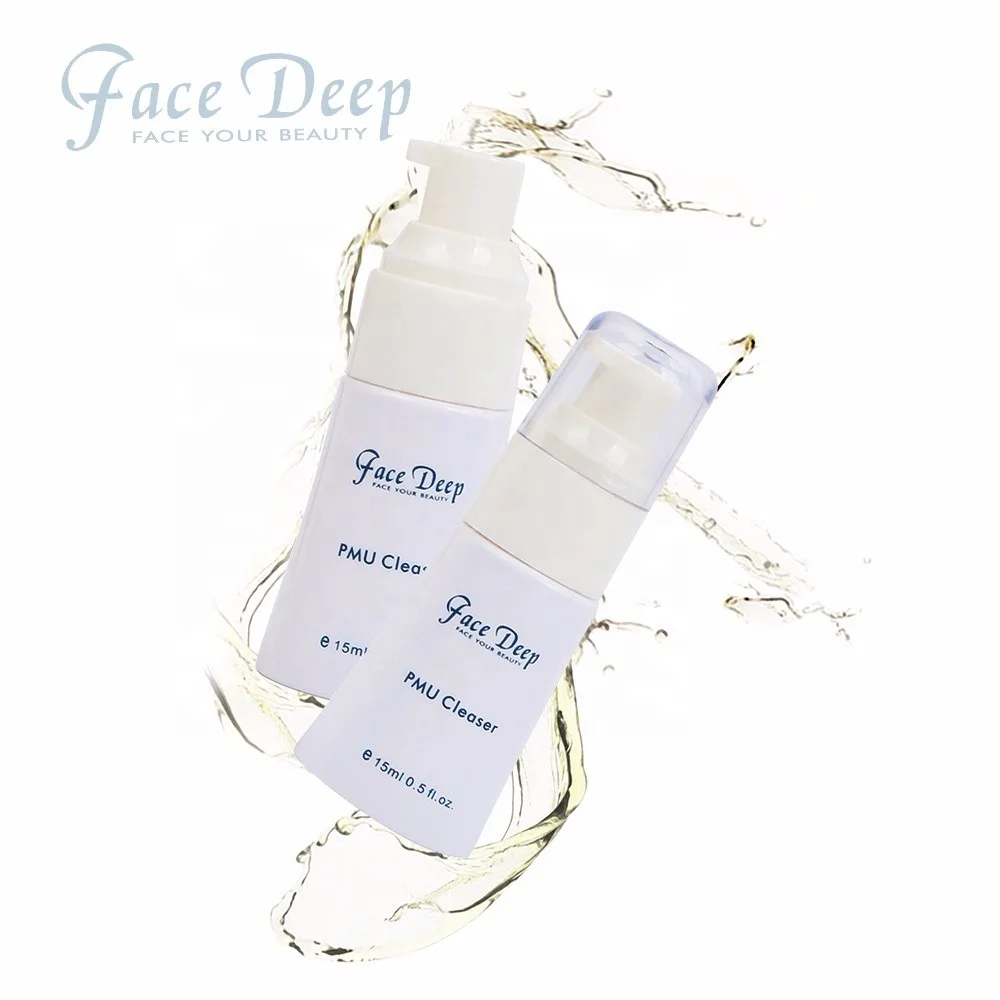 

Face Deep 30ML Tattoo Ink Remover Permanent Makeup Gel Cleanser Before And After Microblading Operation Training, Transparent