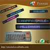 Keyboard controlling indoor one line message led advertising display billboard mini slim led sign