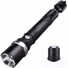 2019 Newest Design Outdoor Fire Starter Waterproof LED Tactical Flashlight with Arc Lighter and Adjustable Focus Beam