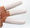 White Eyebrow Gloves Disposable Latex Rubber Finger gloves