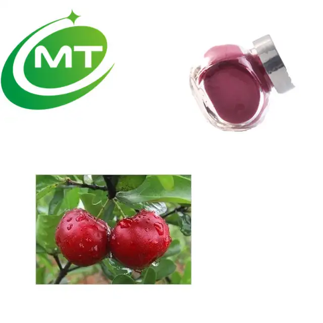 100% pure natural organic 17%vc(hplc) acerola cherry extract