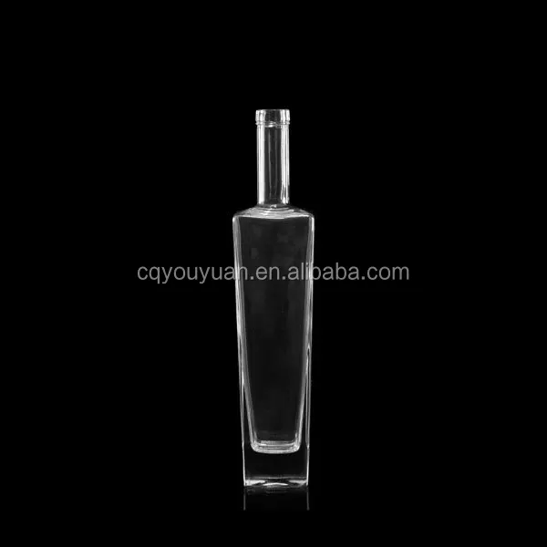 Square Shape Glass Bottle Liquor 375 Ml Rum 375ml Weight Empty Wine