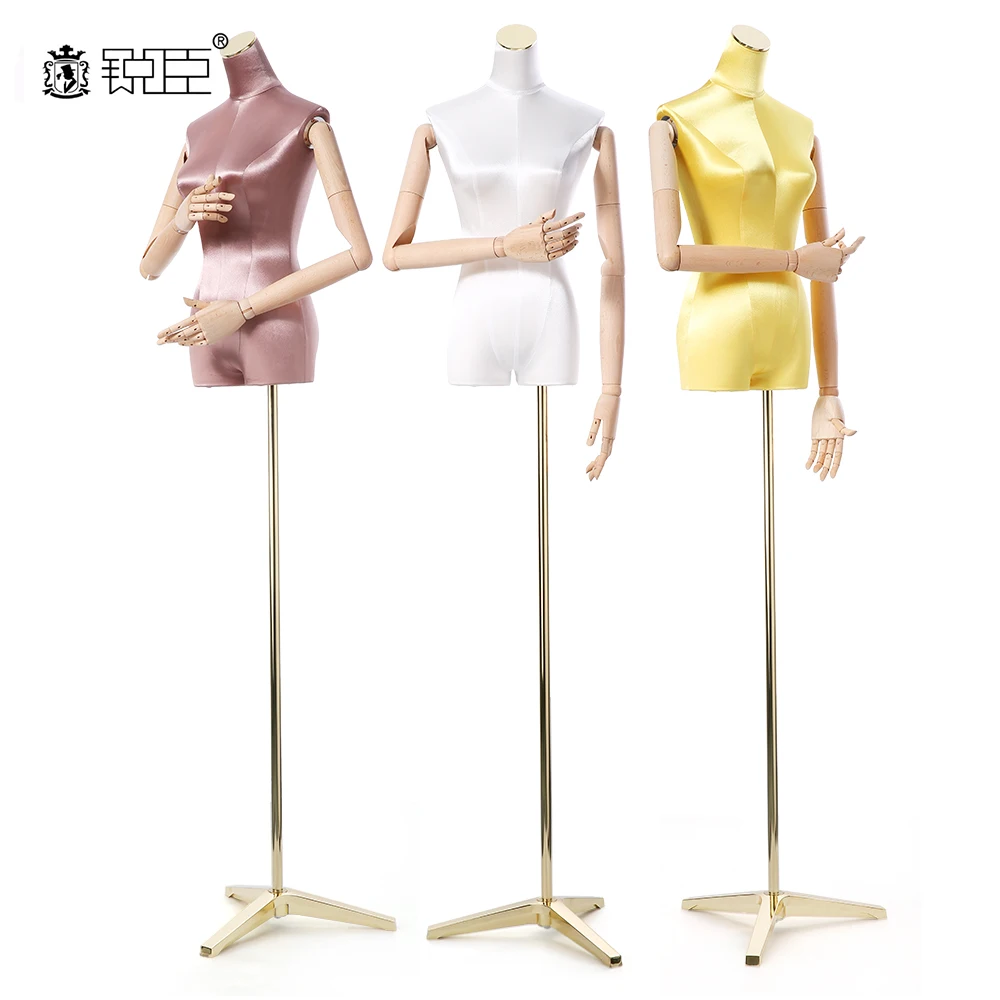 

Fabric dummy dressmaker mannequin with metal base for sale, Optional