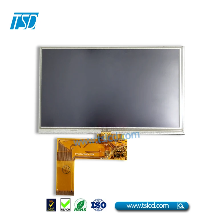 7 inch TFT LCD panel 800x480 with RGB interface for printer/POS machine