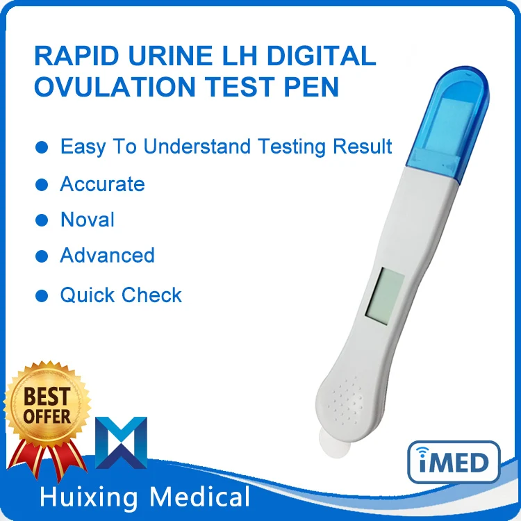 
CE Approved Urine LH Digital Ovulation Test Rapid Free Ovulation Tests 