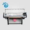Efficient industrial computerized dual system china double bed flat knitting machine for sweater
