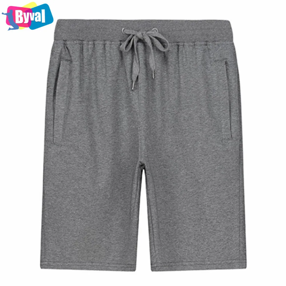 
Byval High Quality Men Cotton Fleece Sports Fit Short Sleeve Pants 