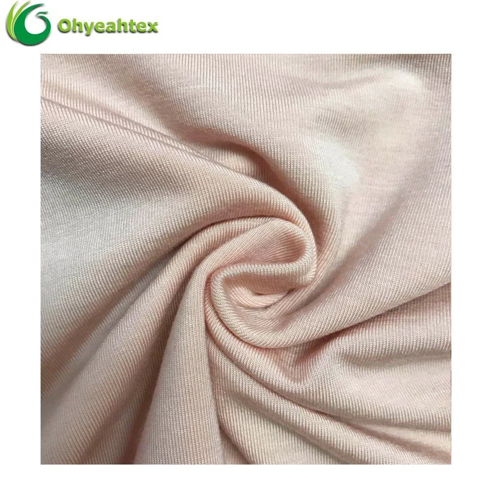 
Skin friendly lyocell Single Jersey Tencel Spandex Fabric For Underwear  (60841957093)