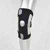 Neoprene and spring materials adjustable knee wrap knee support brace