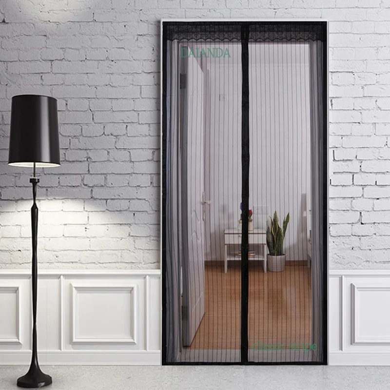 Magnetic Door Screen Curtain Anti Insect And Mosquito Net Window