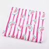 Pink Striped Printed Fabric Cotton 100 Twill Custom Watermelon Pattern Fabric for Home Textile Cover