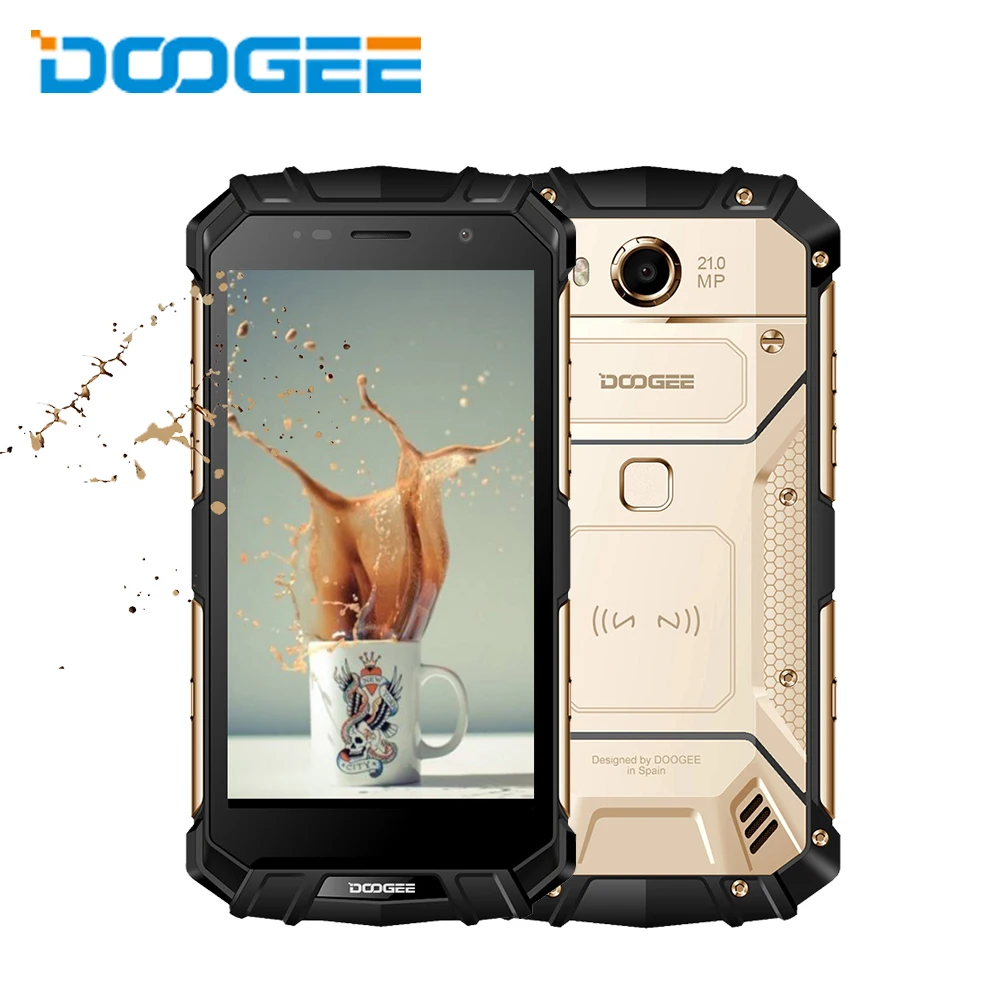 

New model DOOGEE S60 5.2'' FHD OctaCore 6GB 64GB Wireless Charge IP68 Waterproof Rugged smartphone android 7 mobile phone NFC, N/a