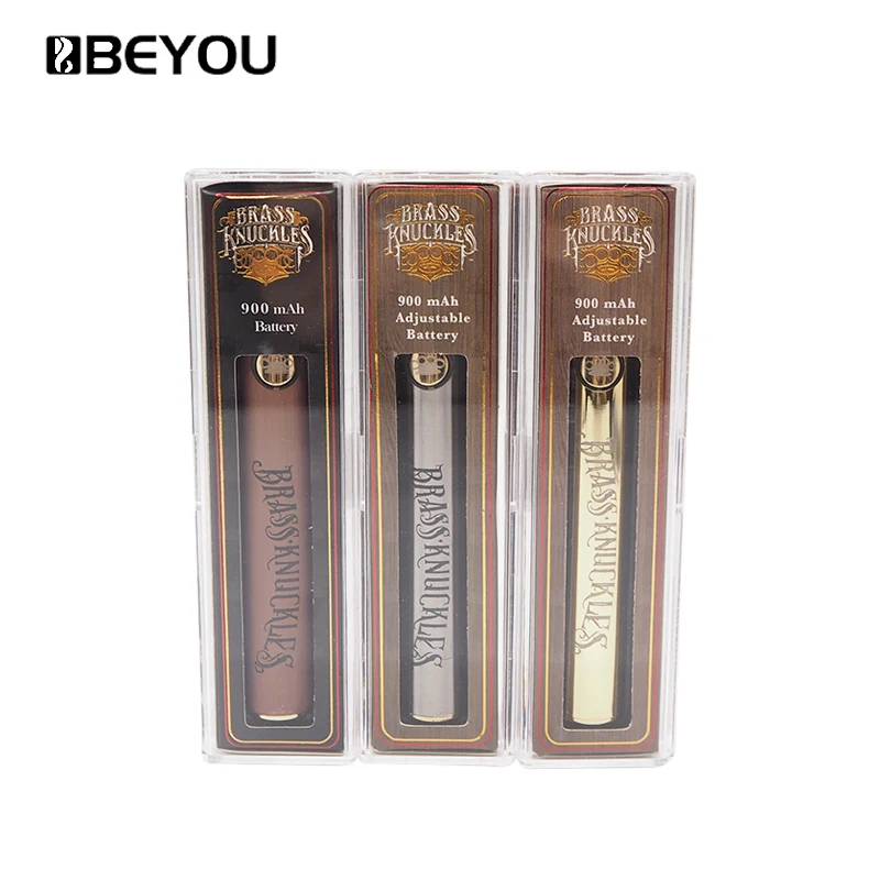

Beyou 900mAh Cigarette Electronique Vape Atomizer Pen 510 Waterproof Vape Pen With Charger, Rose gold/gold/grey