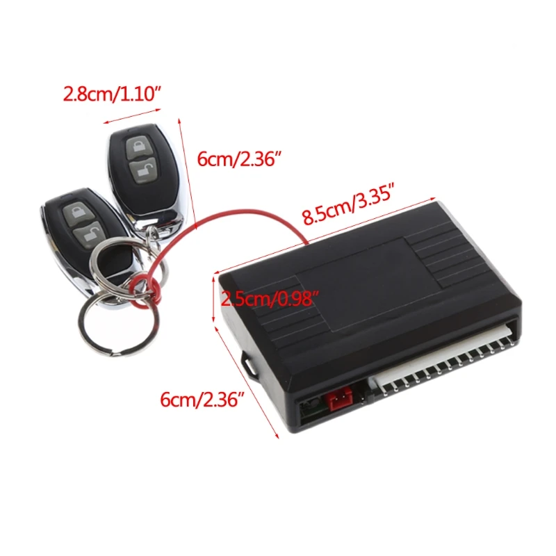 

Universal Keyless Entry System Car Alarm Systems Device Auto Remote Control Kit Door Lock Vehicle Central Locking And Unlock New