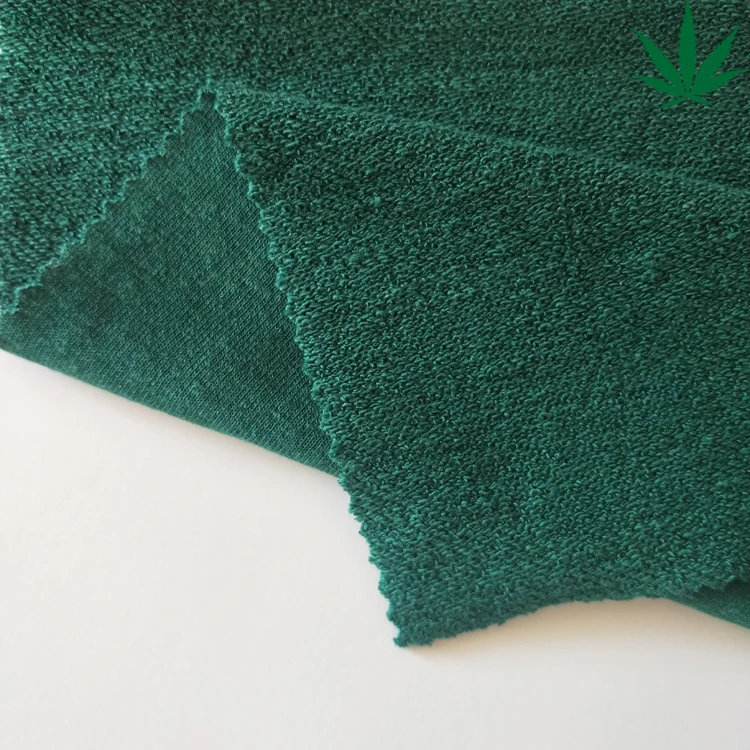 
eco-friendly fabric 49%Hemp 40%Organic cotton 11%Dupont Sorona hemp knitting fabric 