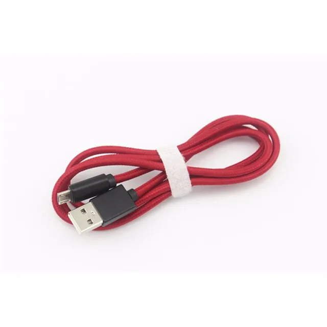 

Factory Wholesale Fast Charging Nylon Braided Aluminum Protective Shell Micro USB Cable, Colours