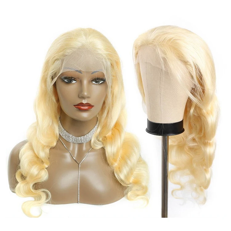 

Ready To Ship 13x4 Lace 613 Body Wave Lace Front Wig