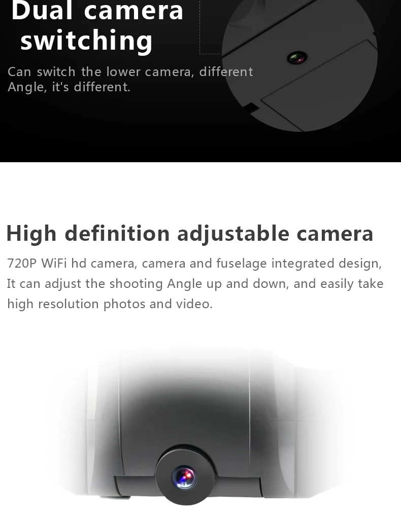 F196 Mini Foldable Rc Drone With 2mp Hd Camera Rc Helicopter Optical