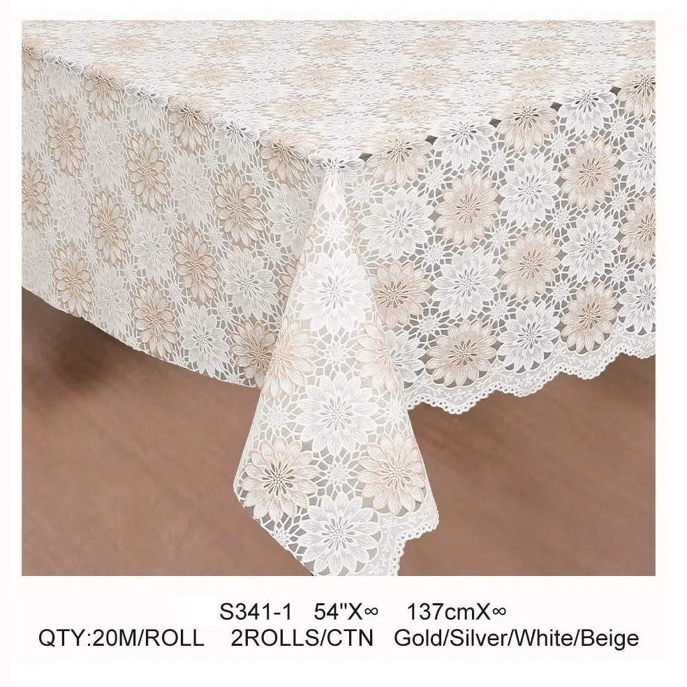TEXTURED LINEN LOOK NATURAL RICH CREAM PVC VINYL OIL TABLE CLOTH PROTECTOR Details about    FIL 