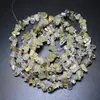 Tryme Top Quality 5-8mm Chips Shape Rutilated Quartz Natural Stone Beads For Jewelry Making Diy Bracelet Strand 34'' 200pcs Lot