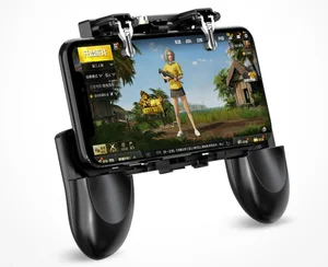 Black Ergonomic Design Handle -- Grip PUBG Mobile Game Controller Mobile Joystick Gamepad